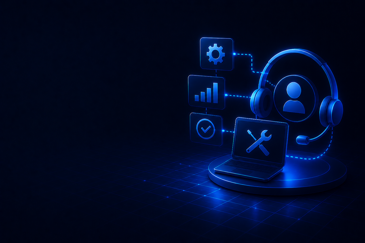 Operations support and service workflow dashboard